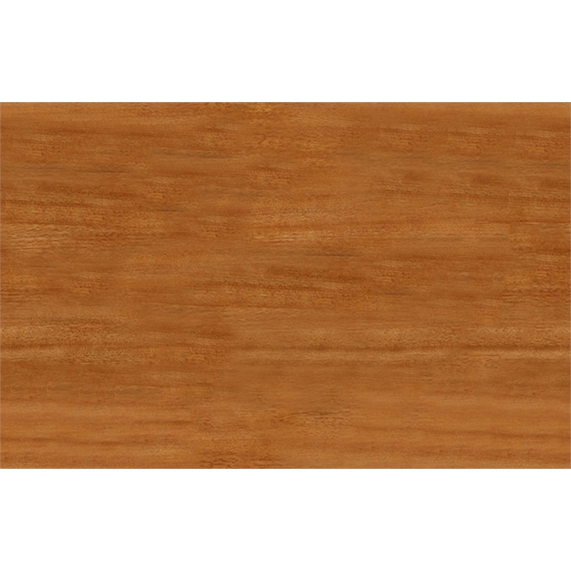 Allora Mid-Century Solid Wood California King Platform Bed in Oak