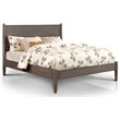 Allora Mid-Century Solid Wood/Wood Veneer/MDF Full Platform Bed in Gray
