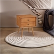 Allora Mid-Century 2 Drawer Solid Wood Nightstand in Caramel