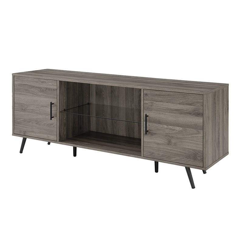 Allora Mid-Century Wood TV Stand for TVs up to 60