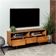 Allora Mid-Century 3-Drawer Wood TV Stand for TVs up to 58