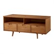 Allora Mid-Century 3-Drawer Wood TV Stand for TVs up to 58