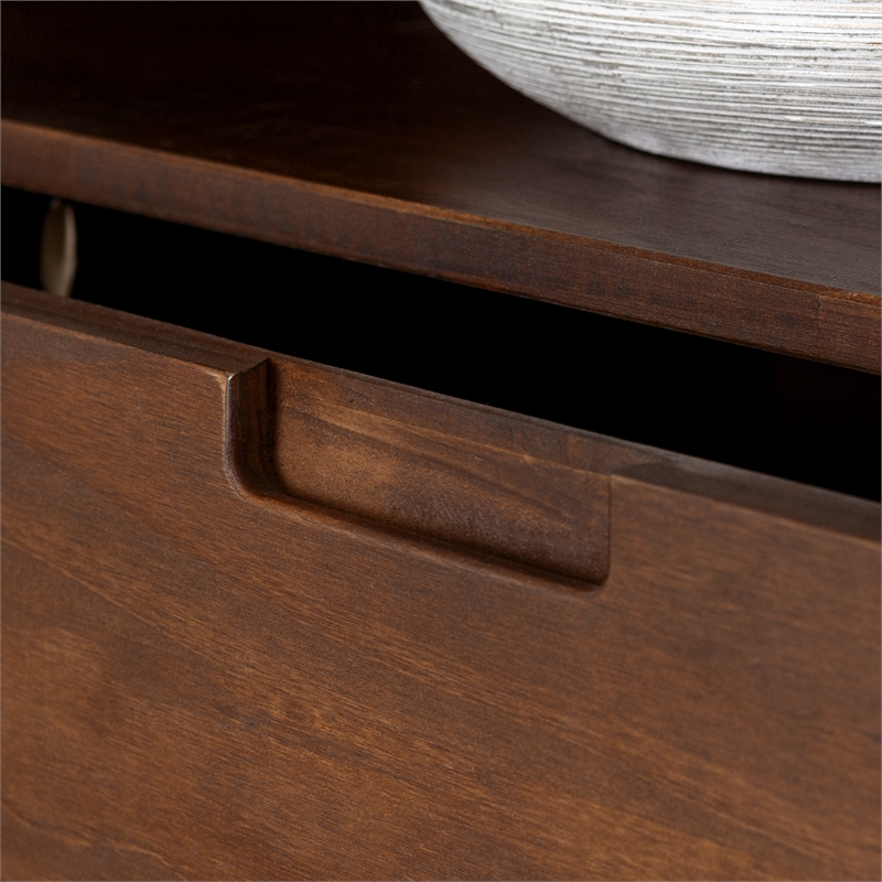 Allora Mid-Century 3-Drawer Wood TV Stand for TVs up to 58