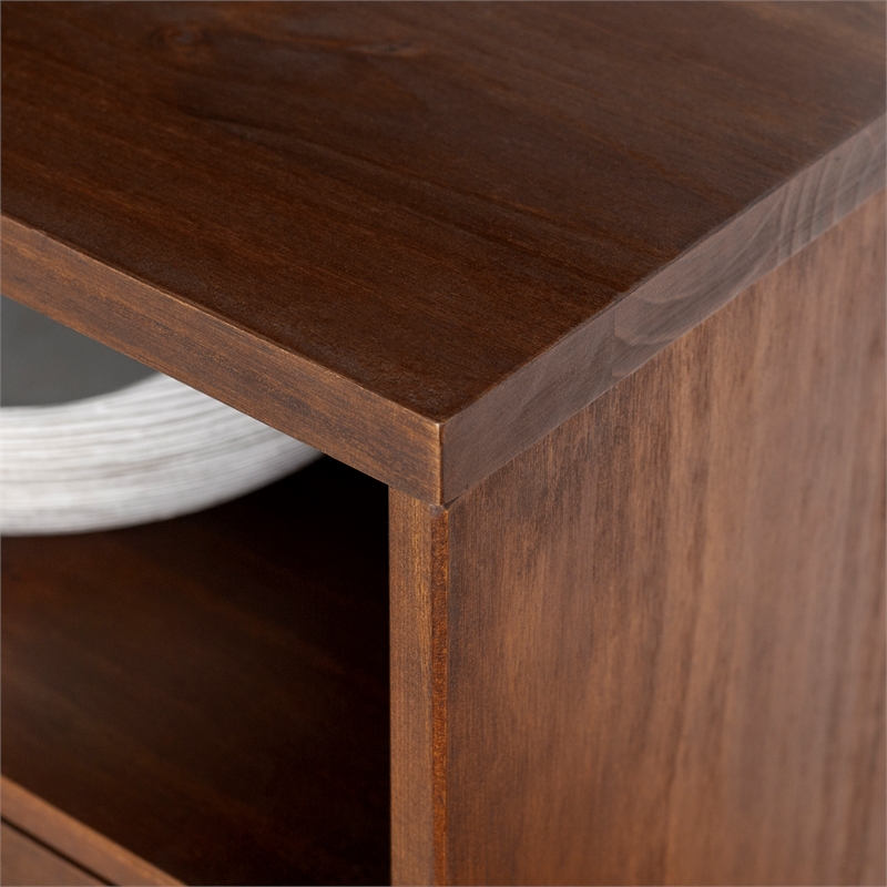 Allora Mid-Century 3-Drawer Wood TV Stand for TVs up to 58