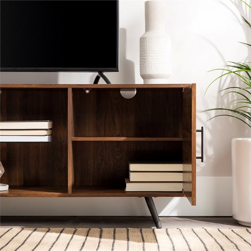 Allora Mid-Century Wood TV Stand for TVs up to 70
