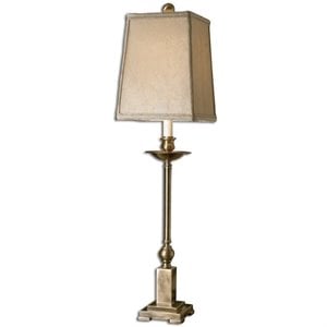 allora 1-light metal buffet lamp in lightly aged bronze