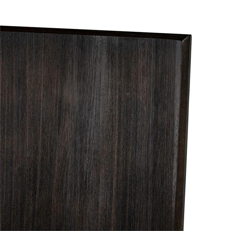 Allora Modern Wood Platform King Bed with Clearance Under The Bed in Brown