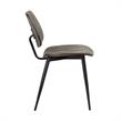 Allora Wood Dining Accent Chairs in Black (Set of 2)