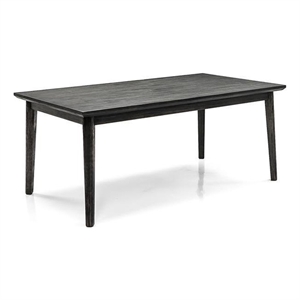 allora tundra grey acacia dining room table