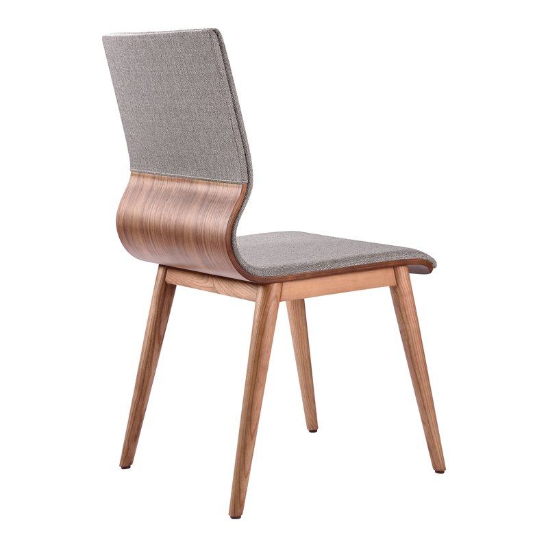 Allora 5-Piece Modern Wood Dining Set with Durable Steel in Brown