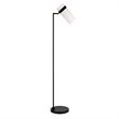 Allora Mid Century Modern Metal Floor Lamp in Black