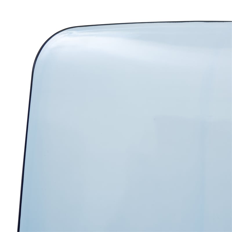 Allora Mid-Century Modern Dining Side Chair in Blue (Set of 4)