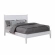 Allora 4pc Wood Bedroom Set - Queen+Nightstand+Dresser+Mirror in White