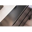 Allora 2-Drawer Mid-Century Solid Wood/Wood Veneer/MDF Nightstand in Black