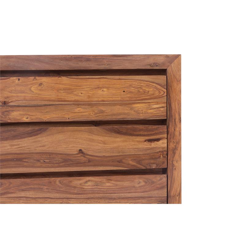 Allora Mid-Century Modern Wood Bedroom Dresser in Natural