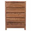 Allora Mid-Century Modern Wood Bedroom Chest in Brown