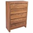 Allora Mid-Century Modern Wood Bedroom Chest in Brown