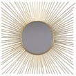Allora Sunburst Decorative Mirror in Gold