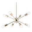 Allora Electroplated Steel Frame Ceiling Lamp in Gold