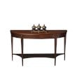 Allora Solid Rubber Wood Console Table in Cherry/Nutmeg