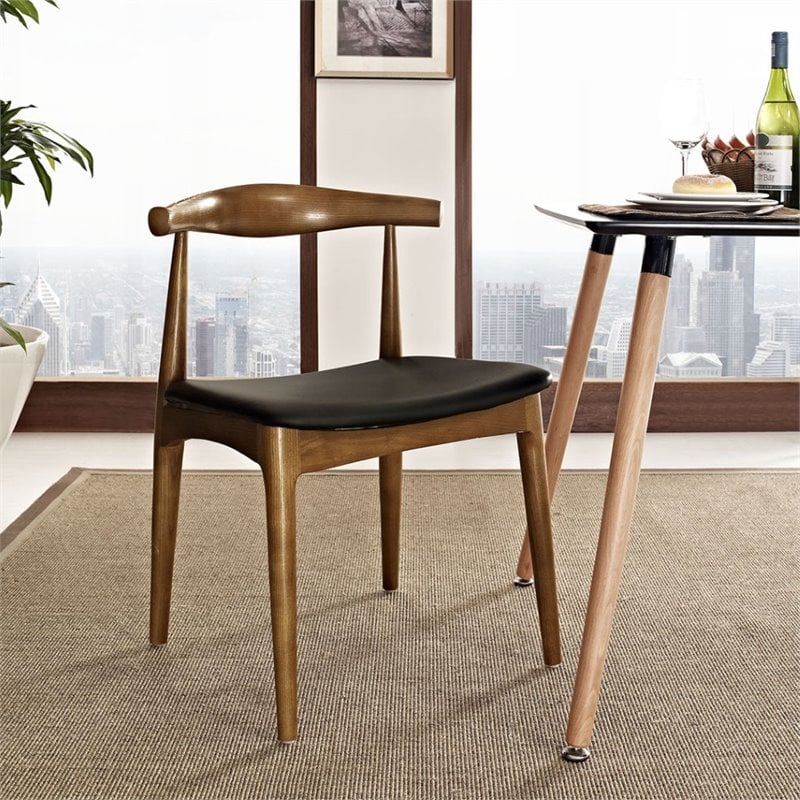 Allora Dining Side Chair in Black