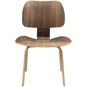 allora dining side chair in walnut