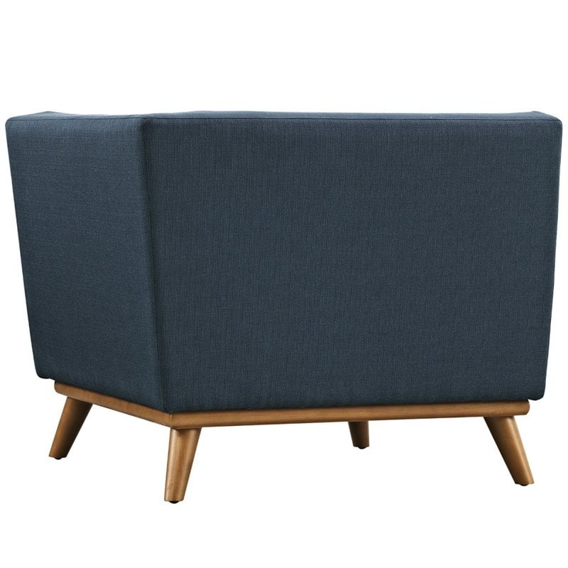 Allora Corner Accent Chair in Azure