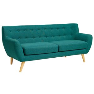 Allora Upholstered Sofa in Teal