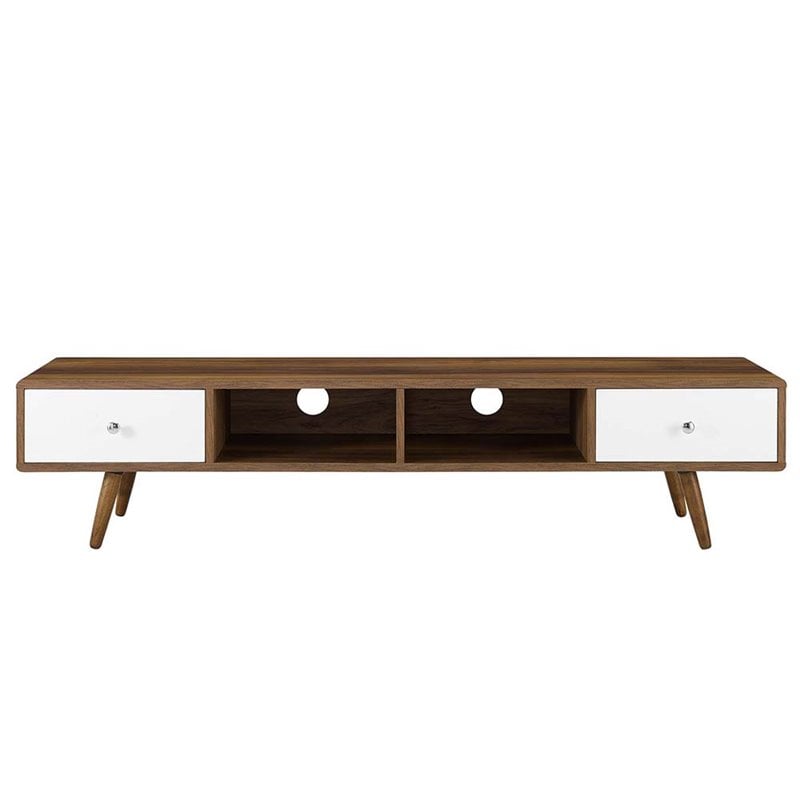 Allora Mid-Century Wood TV Stand for TVs up to 70