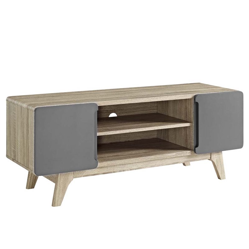 Allora Modern Wood TV Stand for TVs up to 52