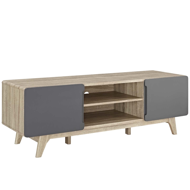Allora Modern Wood TV Stand for TVs up to 65