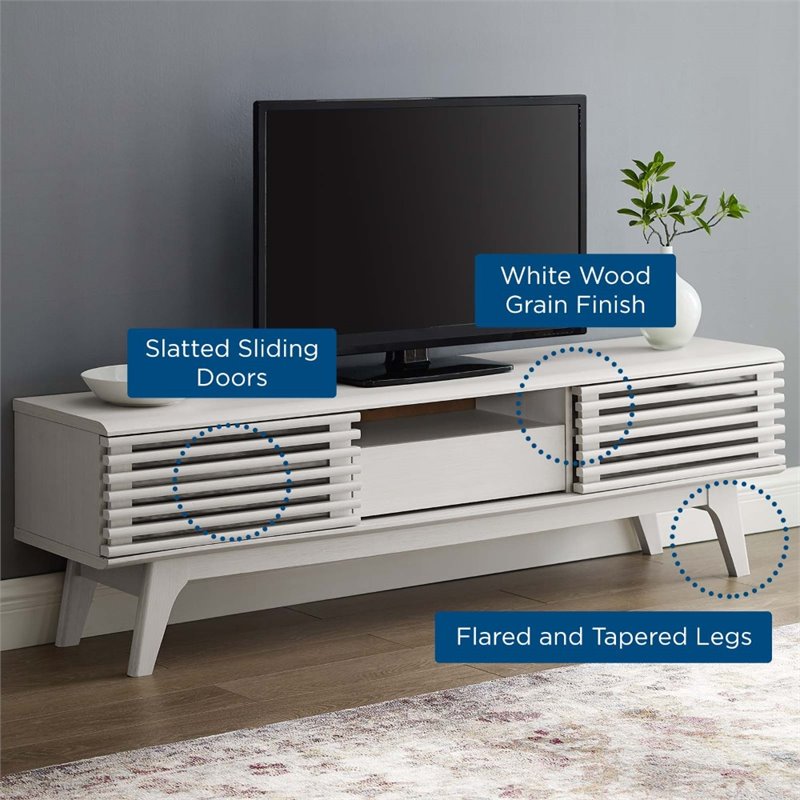 Allora Modern Particleboard Wood TV Stand for TVs up to 58.5