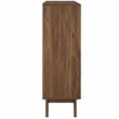 Allora Mid-Century Three Tier Sideboard in Walnut