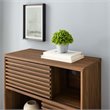 Allora Mid-Century Three Tier Sideboard in Walnut