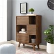Allora Mid-Century Three Tier Sideboard in Walnut