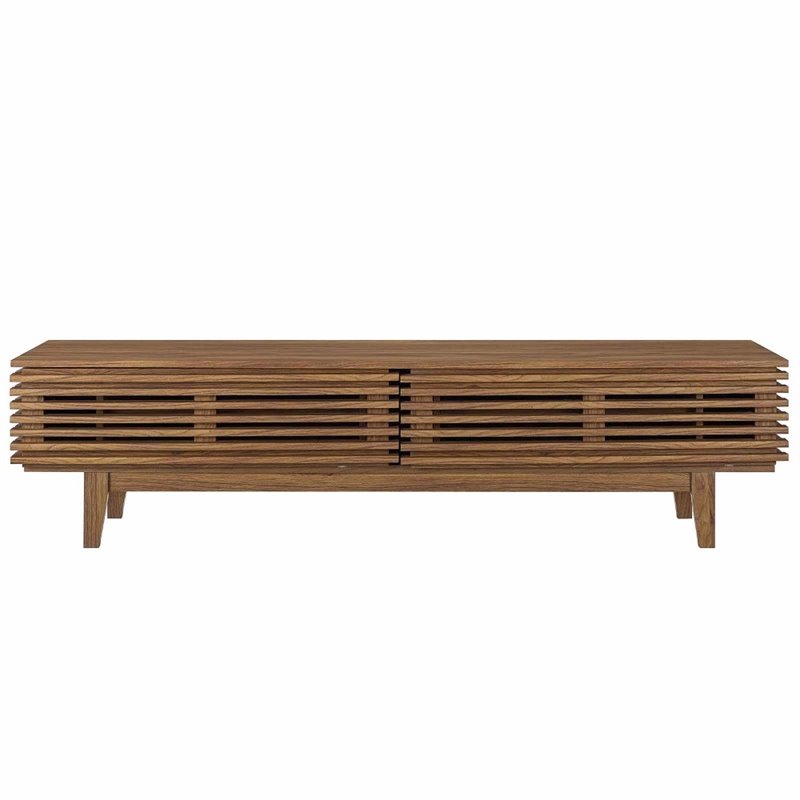 Allora Mid-Century Wood TV Stand for TVs up to 71