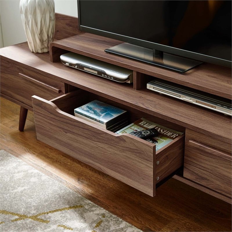 Allora Modern Laminate Wood TV Stand for TVs up to 74