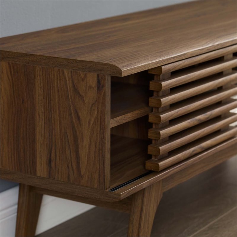 Allora Modern Wood Media Console TV Stand for TVs up to 50