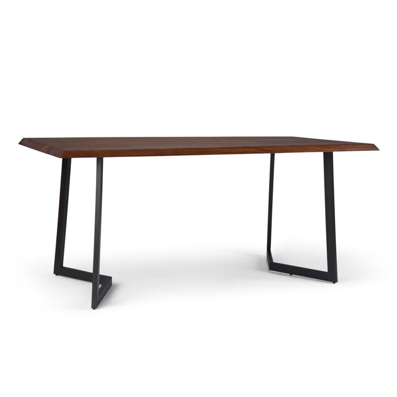 Allora Mid-Century Wooden 7 Piece Dining Set in Blue