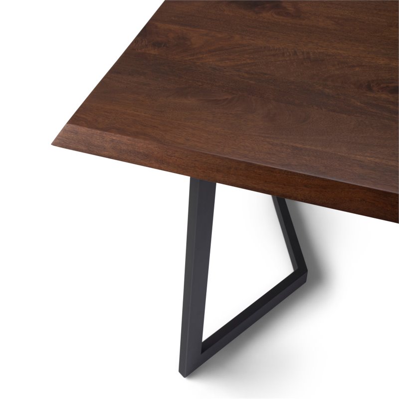 Allora Mid-Century Wooden 7 Piece Dining Set in Blue