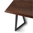 Allora Mid-Century Wooden 7 Piece Dining Set in Blue