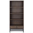 Allora 4 Shelf Wooden Bookcase in Walnut