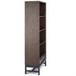 Allora 4 Shelf Wooden Bookcase in Walnut