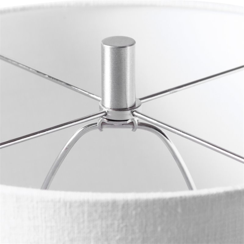 Allora Mid-Century Table Lamp in Cream
