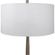Allora Mid-Century Floor Lamp in Antique Brass