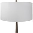 Allora Mid-Century Floor Lamp in Antique Brass
