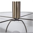 Allora Mid-Century Floor Lamp in Antique Brass