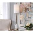 Allora Mid-Century Buffet Lamp in Antique Brass
