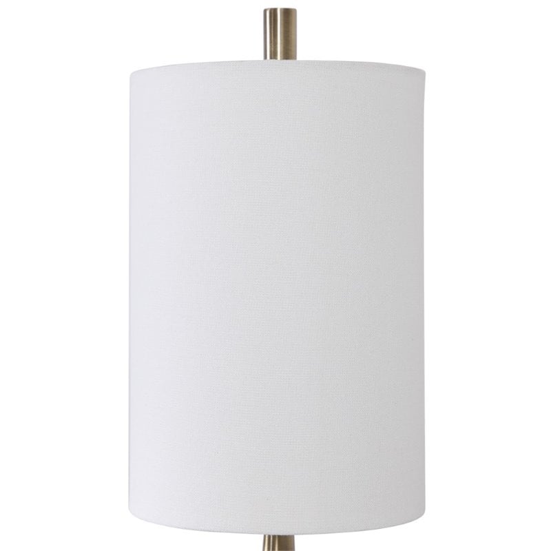 Allora Mid-Century Buffet Lamp in Antique Brass