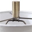 Allora Mid-Century Buffet Lamp in Antique Brass